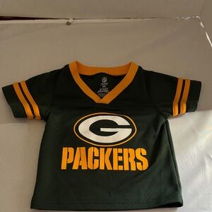 NFL Kids Packers Jersey - Dark Green and Gold